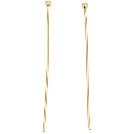 szpilki z kulka zlote