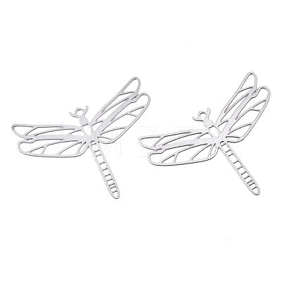 Zawieszka stal nierdzewna ważka 22x29,5mm kolor srebrny 5szt