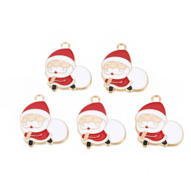 Zawieszka świąteczna ze stopu Św. Mikołaj 1szt