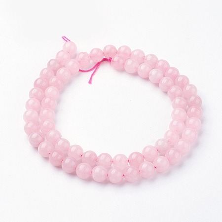 Kwarc różowy gładka kulka 4mm