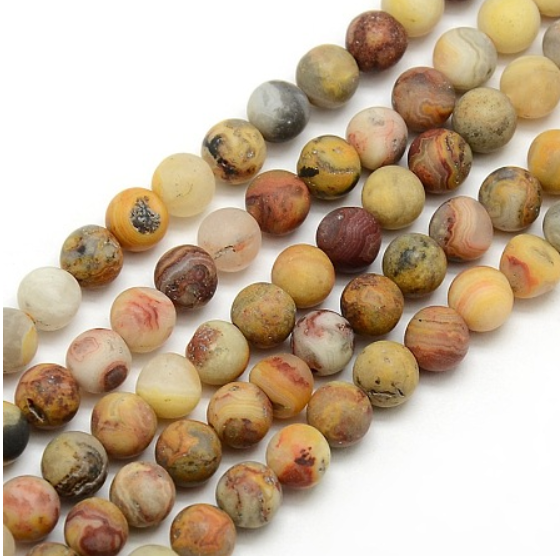 agat brązowy matowy