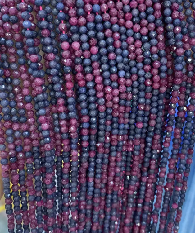 rubin z szafirem 2mm