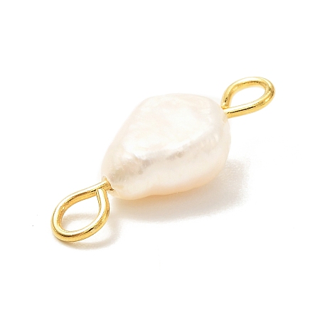 perła zawieszka łącznik biała