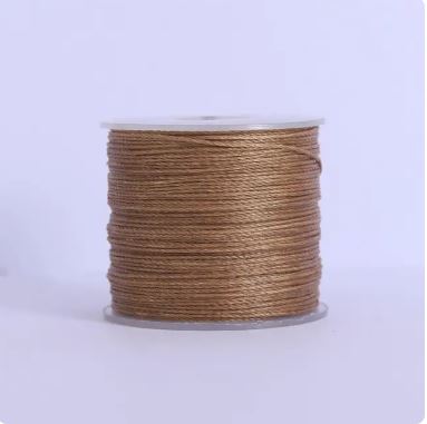 Nić poliestrowa ciemny beż