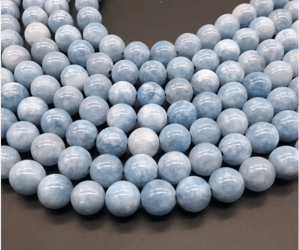 akwamaryn gladka kulka 4mm