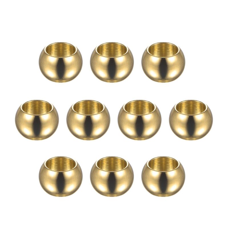 Koraliki przekładki złote ze stali chirurgicznej