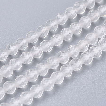 kryształ górski fasetowany 2mm