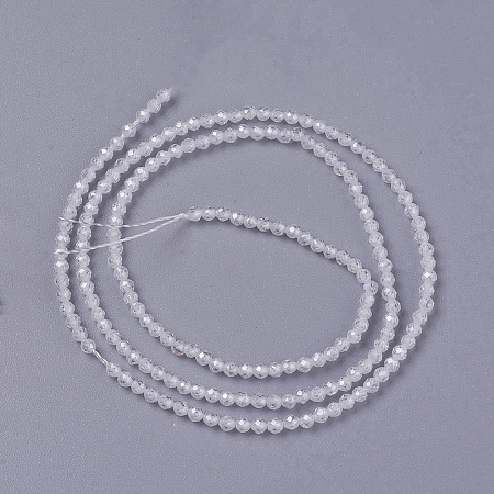 Cyrkonia biała fasetowana