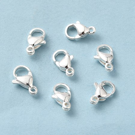 Zapięcie karabińczyk ze srebra 925 9mm  wymiar 9x6x3mm paczka 5szt Materiał: srebro próby 925