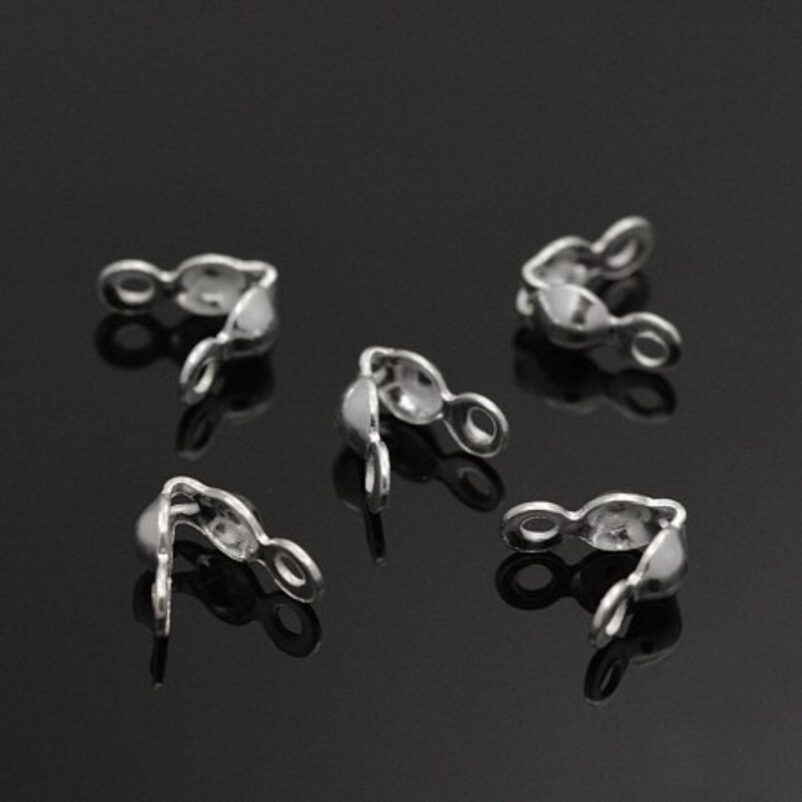 Łapaczki dziewczynki ze srebra AG 925 6x3mm 10szt