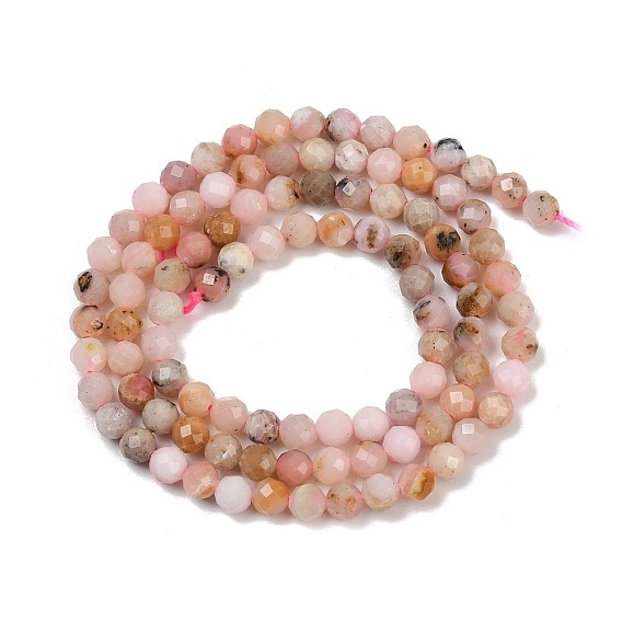 Opal peruwiański fasetowany 4mm sznur/+-90szt