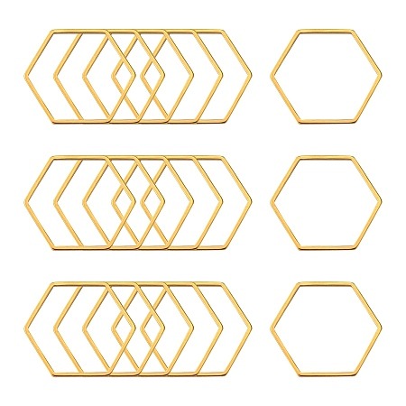 Sześciokąt (hexagon) łącznik - element ze stali nierdzewnej +powłoka IP 16x18mm 5szt