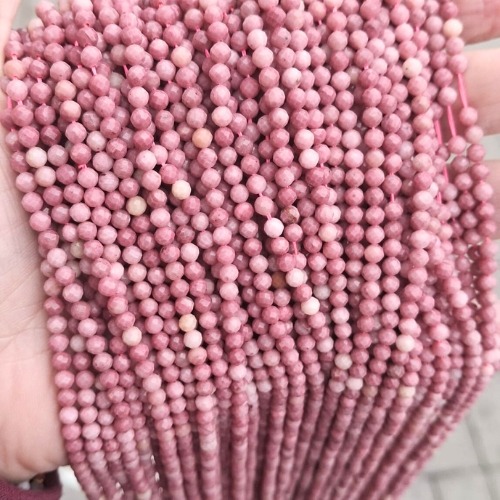 Rodochrozyt fasetowany 3mm