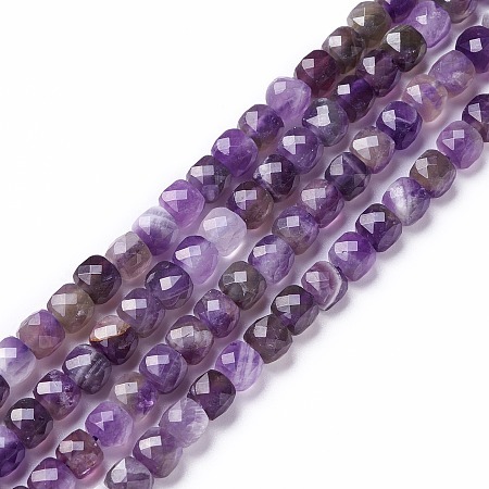 ametyst kostka fasetowana