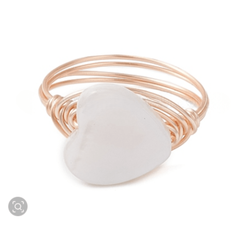 pierscionek z sercem