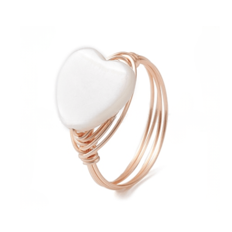 pierscionek z sercem